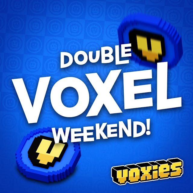 Voxie Tactics to run Double VOXEL Weekend!  image